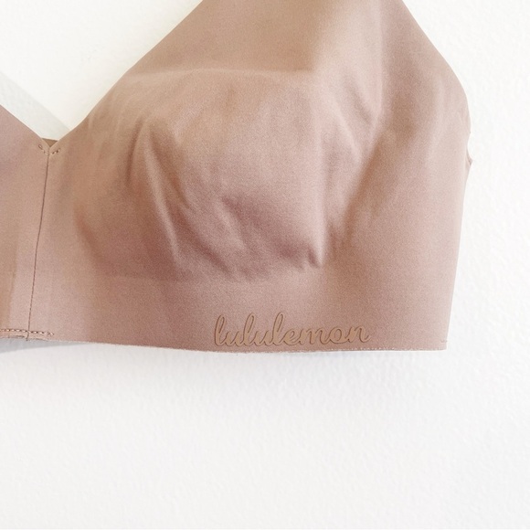 Lululemon Like Nothing Bra nude tan cream wireless t shirt soft bralette lounge - Picture 5 of 12